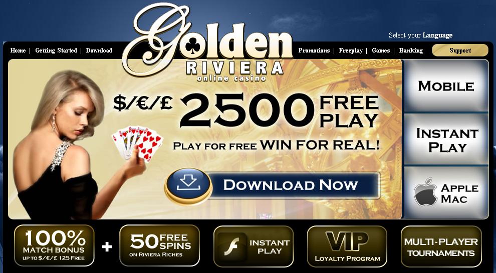 Love Your Casino Promotion Golden Riviera Casino