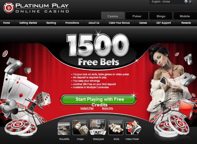 Platinum Play Bank Job Casino Promotion