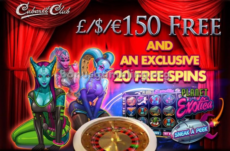 Cabaret Club Casino Website Screenshot