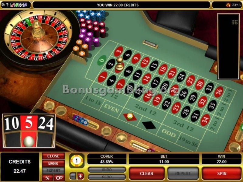 Microgaming European Roulette Image