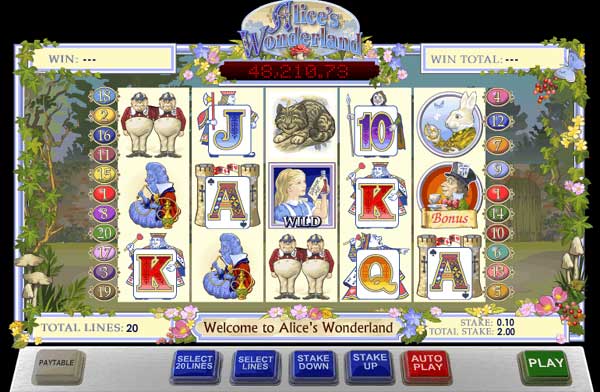 Alice’s Wonderland slot Sky Vegas Jackpot