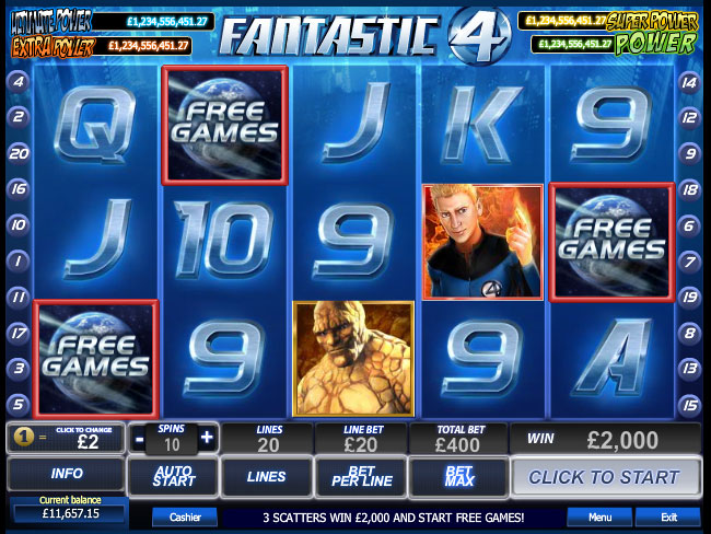 Fantastic Four Slots Machine