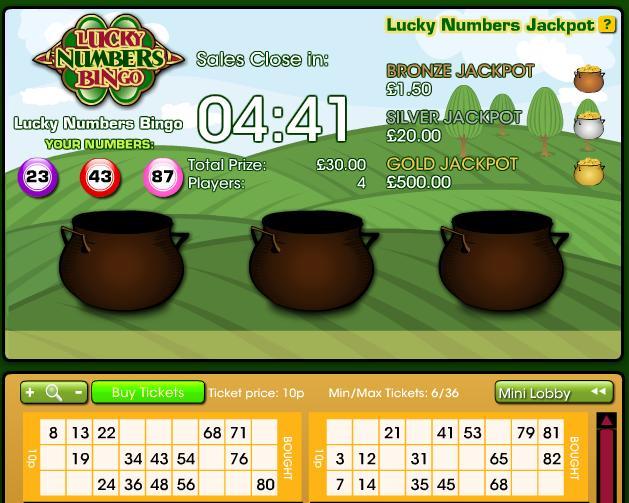 Lucky Number Bingo screenshot