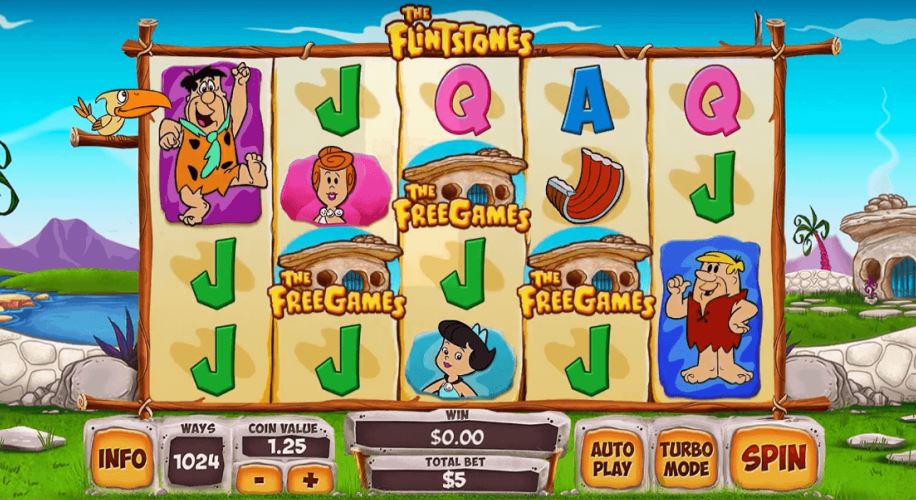 New Playtech The Flintstones Slot Released