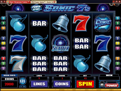 Power Spins Slot Sonic 7s screenshot