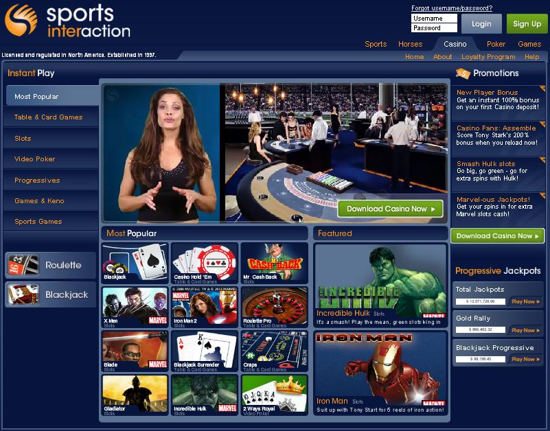 New Mobile Casino by Sports Interaction