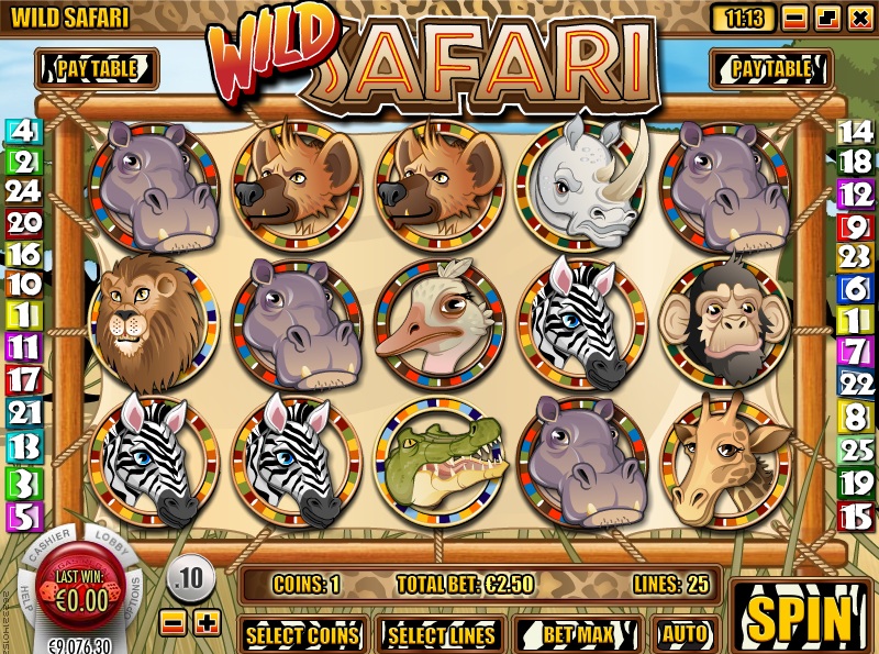 Wild Safari I-Slot released