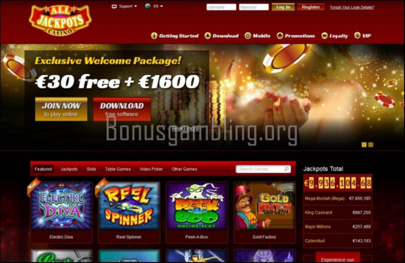 All Jackpots Casino