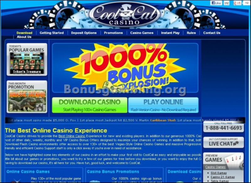 cool cat casino ndb codes